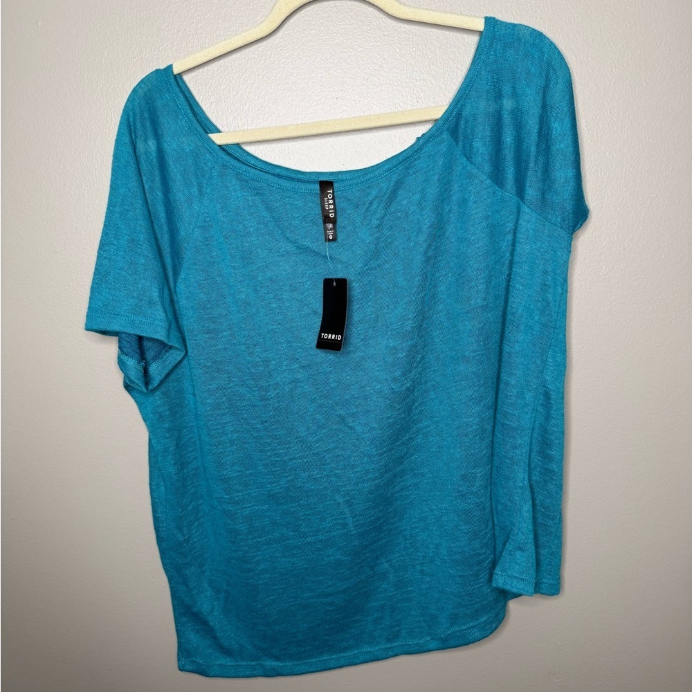 Torrid Women's Blue Sleep Top NWT